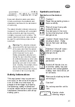 Предварительный просмотр 21 страницы Grizzly Tools ASF 4046 L-Lion Set Translation Of The Original Instructions For Use