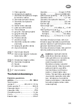 Preview for 129 page of Grizzly Tools EC 1800-2 Translation Of The Original Instructions For Use