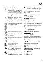 Preview for 227 page of Grizzly Tools EC 1800-2 Translation Of The Original Instructions For Use