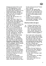 Preview for 9 page of Grizzly Tools EGT 1036 Instructions For Use Manual