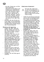 Preview for 10 page of Grizzly Tools EGT 1036 Instructions For Use Manual