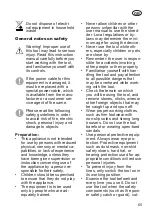 Preview for 65 page of Grizzly Tools EGT 1036 Instructions For Use Manual