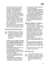 Preview for 87 page of Grizzly Tools EGT 1036 Instructions For Use Manual