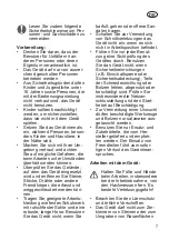 Preview for 7 page of Grizzly Tools EGT 1440 Translation Of The Original Instructions For Use