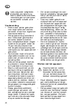 Preview for 46 page of Grizzly Tools EGT 1440 Translation Of The Original Instructions For Use