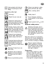 Preview for 69 page of Grizzly Tools EGT 1440 Translation Of The Original Instructions For Use