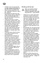 Preview for 70 page of Grizzly Tools EGT 1440 Translation Of The Original Instructions For Use