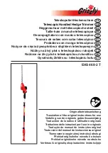 Grizzly Tools EHS 460-2 T Translation Of The Original Instructions For Use предпросмотр