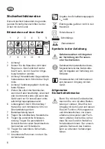 Предварительный просмотр 6 страницы Grizzly Tools EHS 460-2 T Translation Of The Original Instructions For Use