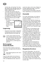 Preview for 12 page of Grizzly Tools EHS710-69 R Translation Of The Original Instructions For Use