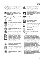 Preview for 61 page of Grizzly Tools EMH 2440 Translation Of The Original Instructions For Use