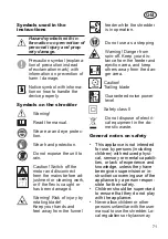 Preview for 71 page of Grizzly Tools EMH 2440 Translation Of The Original Instructions For Use