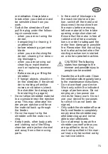 Preview for 73 page of Grizzly Tools EMH 2440 Translation Of The Original Instructions For Use