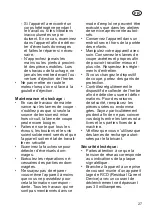 Preview for 27 page of Grizzly Tools ERM 1846 GT Translation Of The Original Instructions For Use