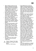 Preview for 71 page of Grizzly Tools ERM 1846 GT Translation Of The Original Instructions For Use