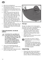 Preview for 12 page of Grizzly Tools ERS 1238 S Original Instructions For Use