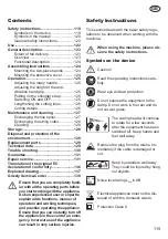 Preview for 119 page of Grizzly Tools ERS 1238 S Original Instructions For Use