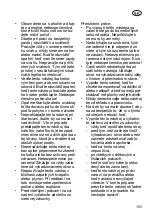 Preview for 105 page of Grizzly Tools ES 1231 Translation Of The Original Instructions For Use