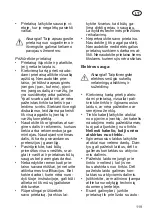 Preview for 119 page of Grizzly Tools ES 1231 Translation Of The Original Instructions For Use