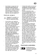 Preview for 23 page of Grizzly Tools EV 1800-40 S Translation Of The Original Instructions For Use