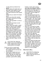 Preview for 63 page of Grizzly Tools EV 1800-40 S Translation Of The Original Instructions For Use