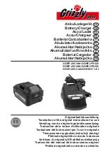 Предварительный просмотр 1 страницы Grizzly Tools GGBP-20V2AH-GGNE3-P5-QX Translation Of The Original Instructions For Use