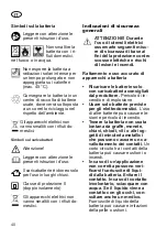 Предварительный просмотр 40 страницы Grizzly Tools GGBP-20V2AH-GGNE3-P5-QX Translation Of The Original Instructions For Use