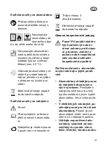 Предварительный просмотр 57 страницы Grizzly Tools GGBP-20V2AH-GGNE3-P5-QX Translation Of The Original Instructions For Use