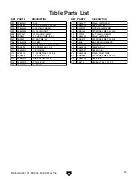 Preview for 8 page of Grizzly 21-Bit Line Boring Machine G0643 Parts List