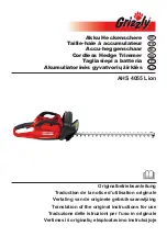 Grizzly 72030297 Translation Of The Original Instructions For Use preview