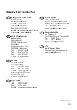 Preview for 111 page of Grizzly 72030297 Translation Of The Original Instructions For Use