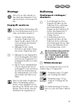 Preview for 15 page of Grizzly 72050107 Translation Of The Original Instructions For Use