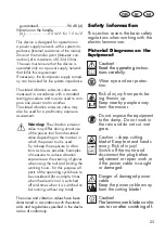 Preview for 23 page of Grizzly 72050107 Translation Of The Original Instructions For Use