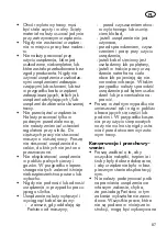 Preview for 87 page of Grizzly 72050107 Translation Of The Original Instructions For Use