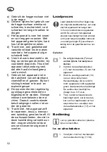 Preview for 52 page of Grizzly 80000664 Instructions For Use Manual