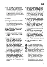 Preview for 63 page of Grizzly 80000664 Instructions For Use Manual