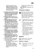 Preview for 89 page of Grizzly 80000664 Instructions For Use Manual