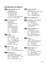 Предварительный просмотр 145 страницы Grizzly 80000664 Instructions For Use Manual