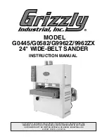 Grizzly 9962ZX Instruction Manual preview