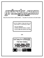 Предварительный просмотр 80 страницы Grizzly 9962ZX Instruction Manual