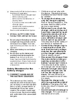 Preview for 77 page of Grizzly AGS 108 Lion Original Instructions For Use