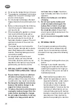 Предварительный просмотр 26 страницы Grizzly AHS 2420 Lion Translation Of The Original Instructions For Use