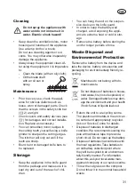 Предварительный просмотр 31 страницы Grizzly AHS 2420 Lion Translation Of The Original Instructions For Use