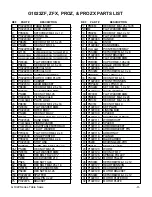 Preview for 15 page of Grizzly & G1022PROZX Parts List