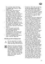 Preview for 27 page of Grizzly ARM 4038 Lion-Set Translation Of The Original Instructions For Use