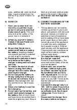 Preview for 32 page of Grizzly ARM 4041 Lion Set Translation Of The Original Instructions For Use