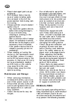 Preview for 36 page of Grizzly ARM 4041 Lion Set Translation Of The Original Instructions For Use