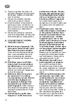 Preview for 74 page of Grizzly ARM 4041 Lion Set Translation Of The Original Instructions For Use