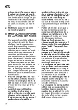 Preview for 76 page of Grizzly ARM 4041 Lion Set Translation Of The Original Instructions For Use