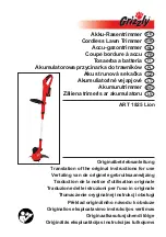 Grizzly ART 1825 Lion Translation Of The Original Instructions For Use preview